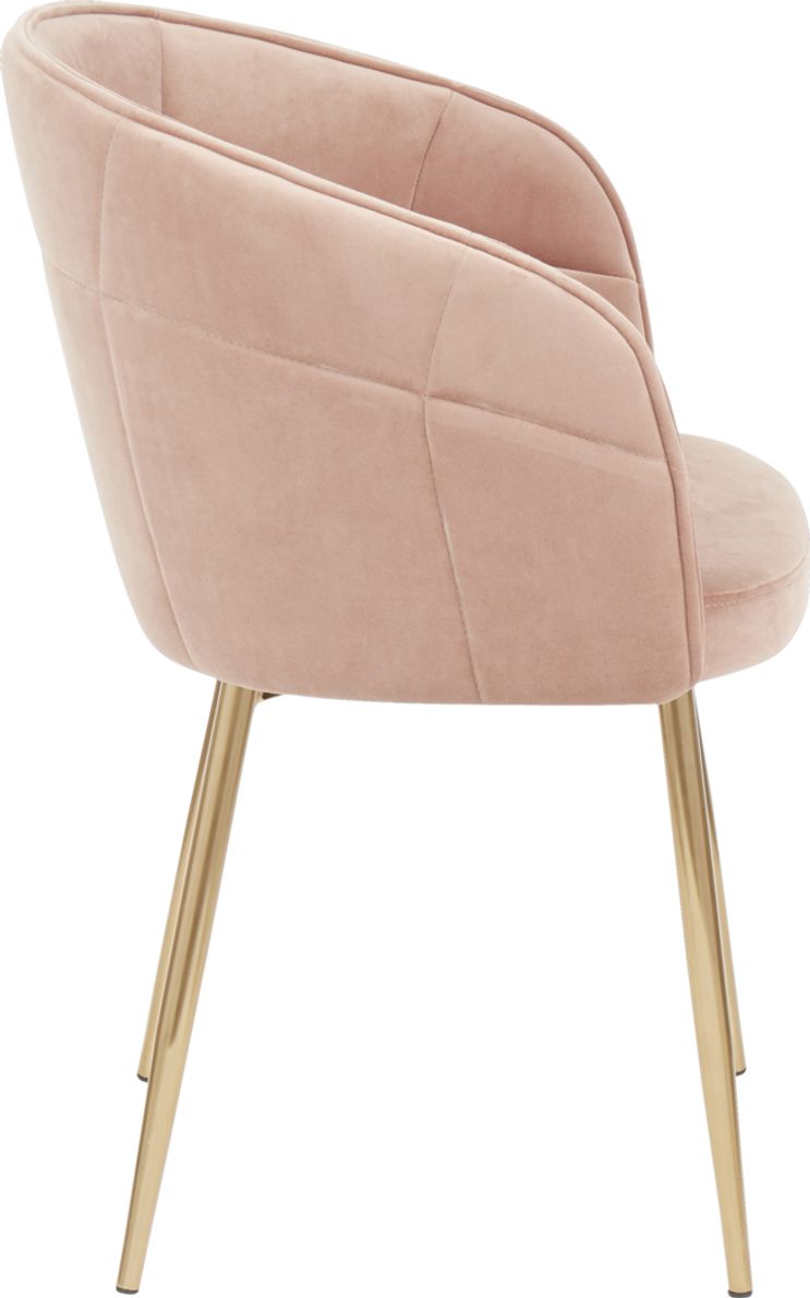 Pink velvet chair discount target