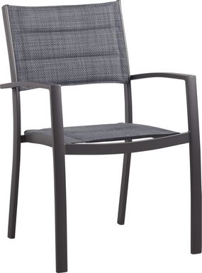 Ocean Tide Gray Outdoor Arm Chair