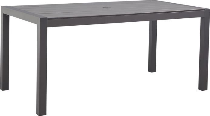 Ocean Tide Gray Outdoor Dining Table