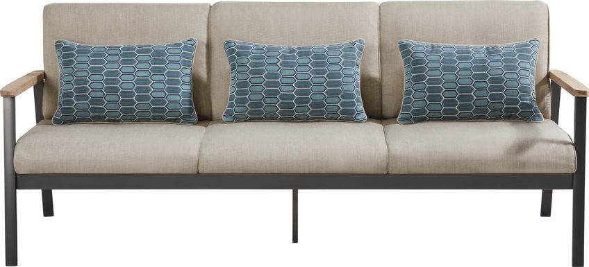 Ocean Tide Gray Outdoor Sofa