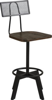Orchard House Brown Swivel Stool