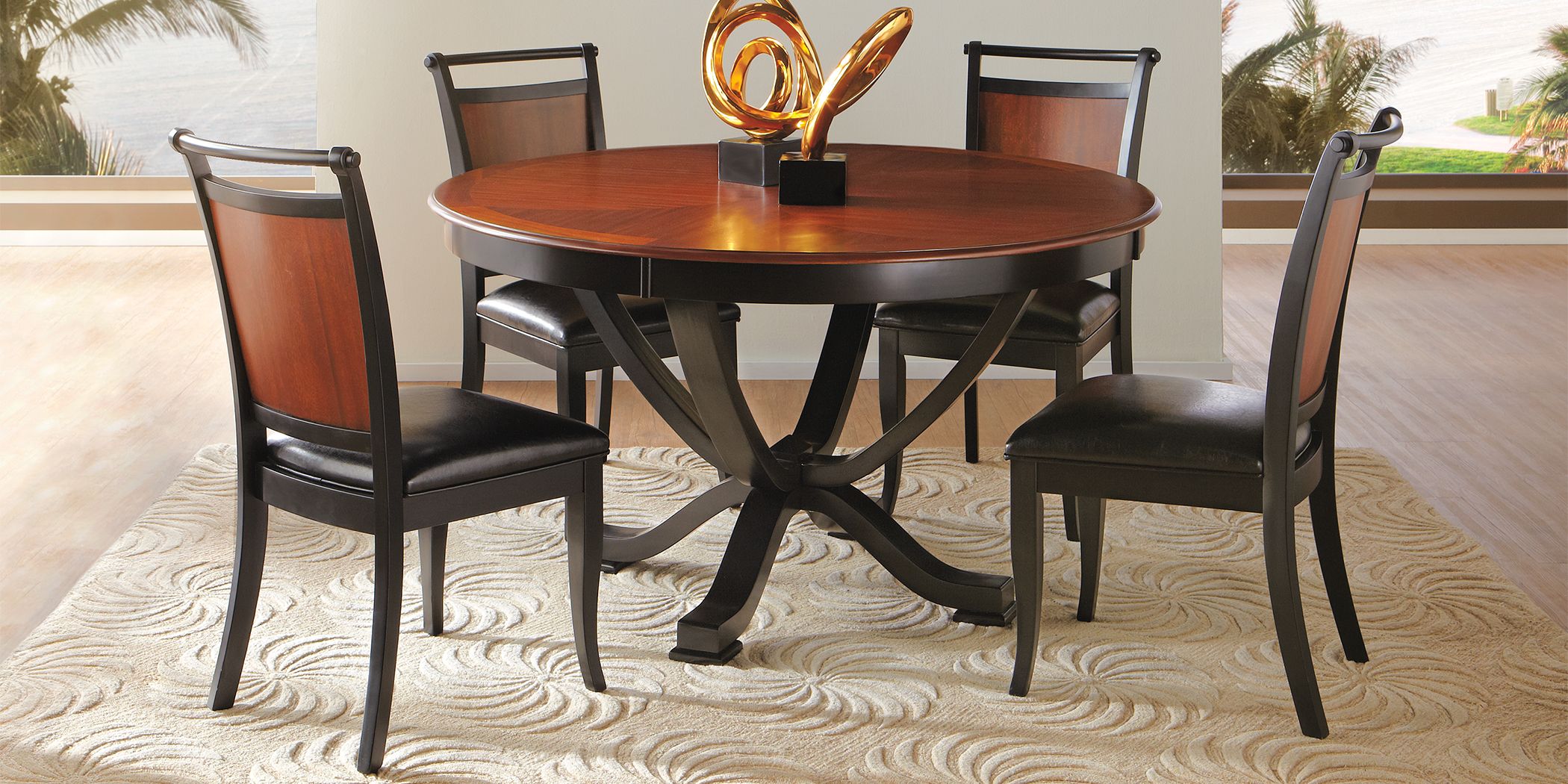 Orland Park Black 5 Pc Dining Set