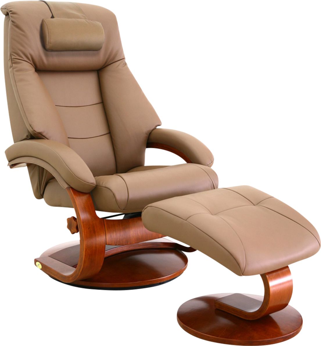 Oslo collection by mac motion recliner and store ottoman leather