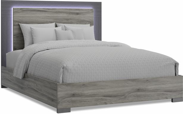 Park Slope Gray 3 Pc Queen Panel Bed