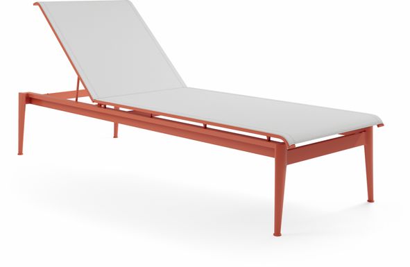 Park Walk Coral Outdoor Chaise