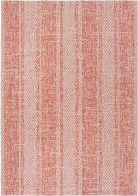 Patrice Terracotta 8' x 11' Indoor/Outdoor Rug