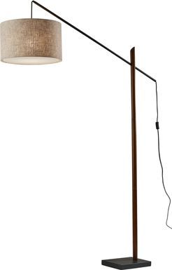 Pettet Black Floor Lamp