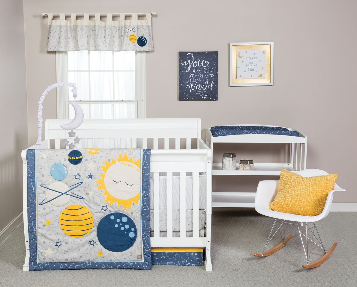 Constellation crib bedding sale