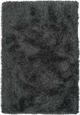 Posh Place Midnight Black 8' x 10' Rug