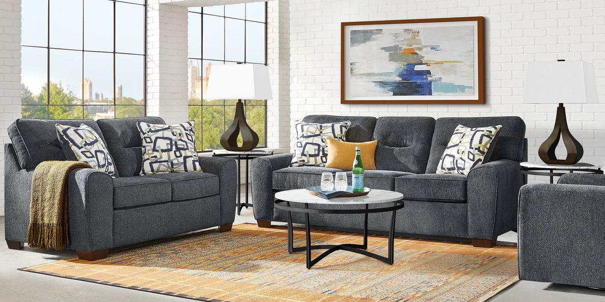 Navy deals sleeper sofa