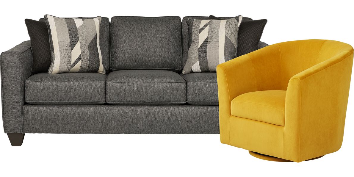 Ridgewater deals graphite sofa