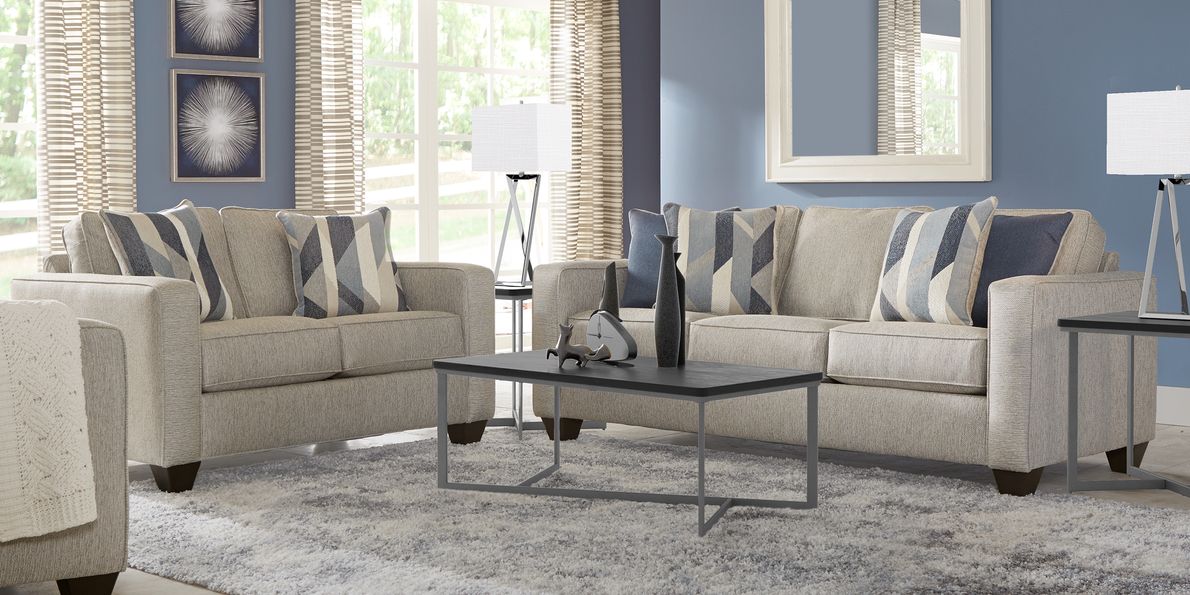 Light gray deals sleeper sofa