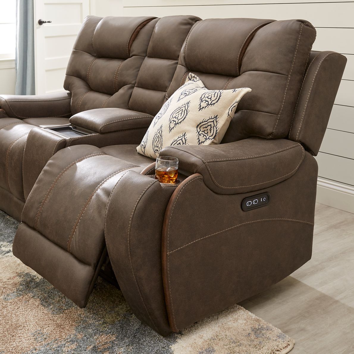 Big lots outlet double recliner loveseat