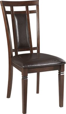 Riverdale Cherry Upholstered Back Side Chair