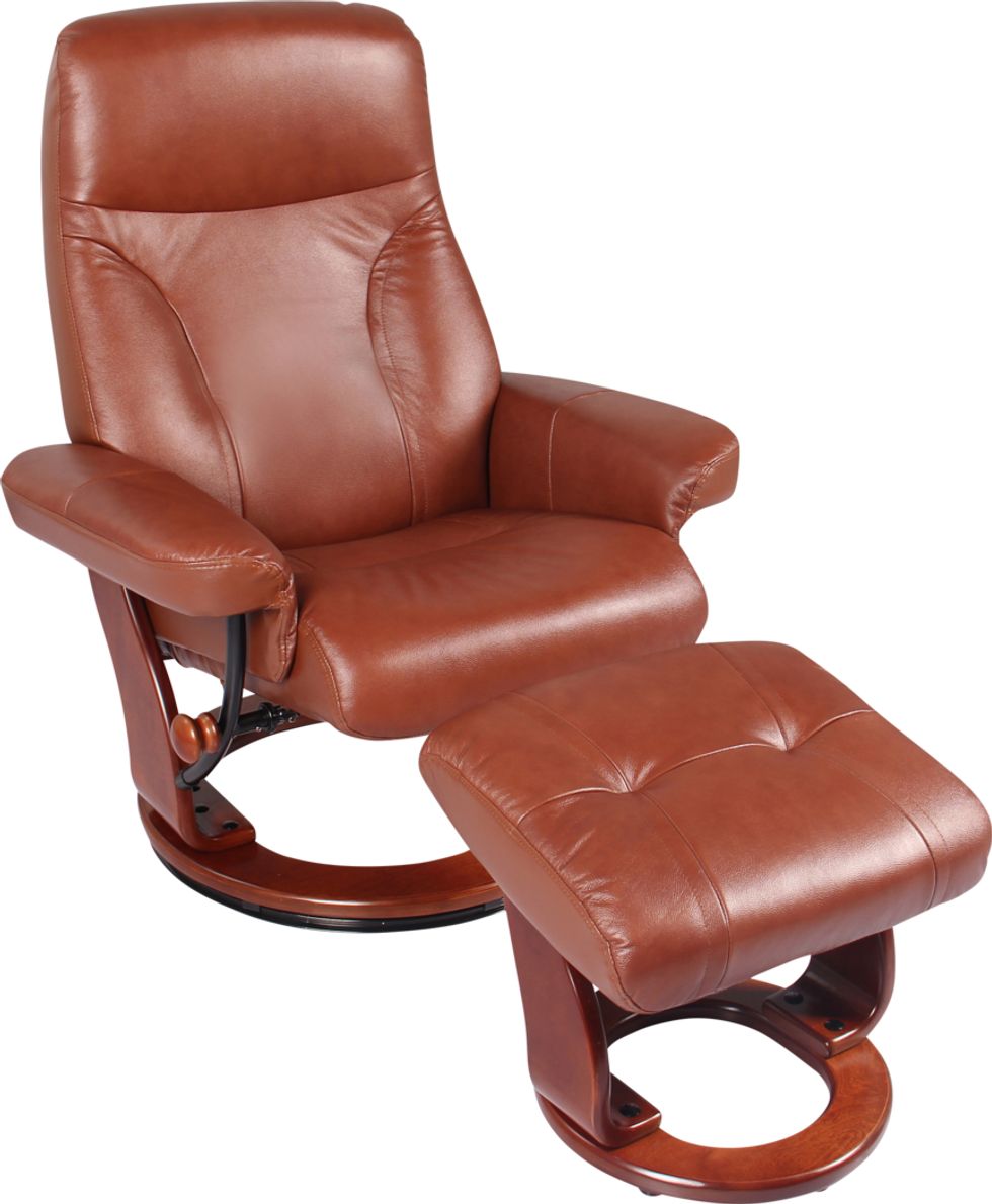 Cognac recliner discount