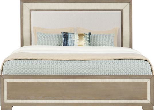 Sand Key Sandstone 3 Pc King Upholstered Bed