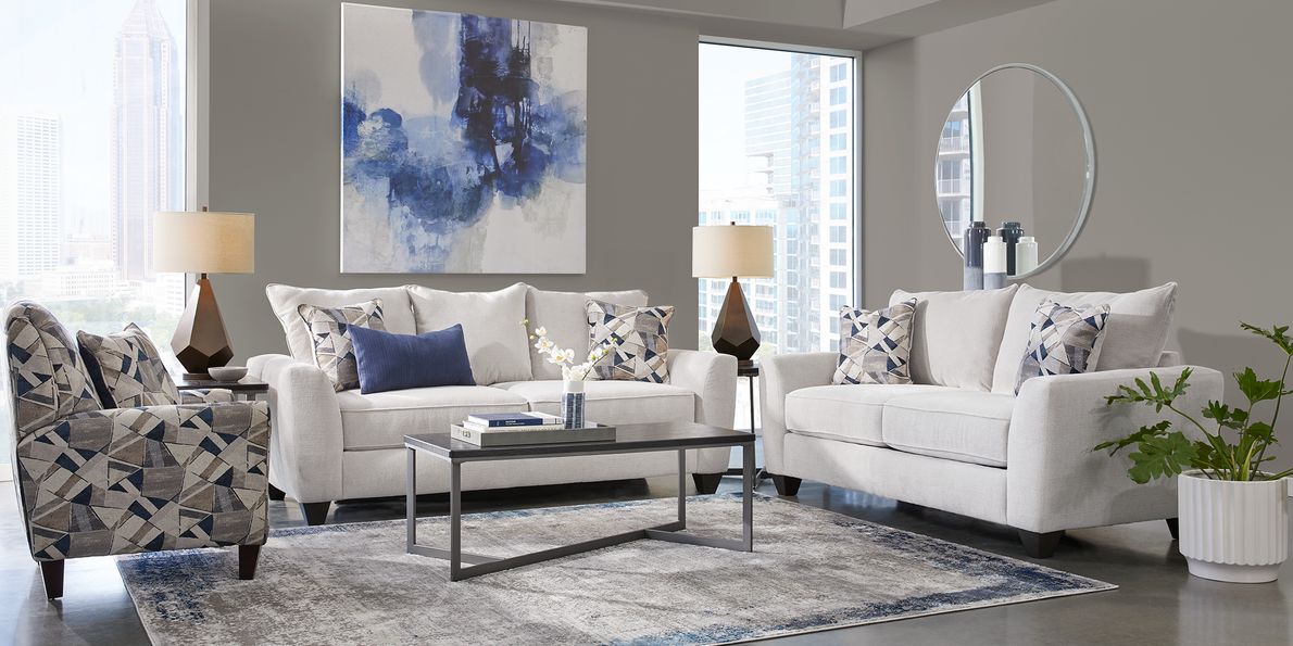 Sandia heights deals blue sofa