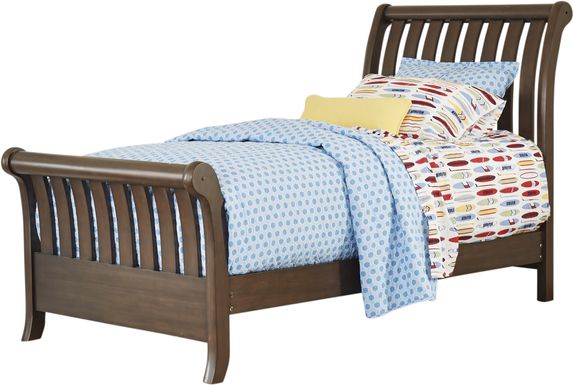 Kids Santa Cruz Cherry 3 Pc Twin Sleigh Bed