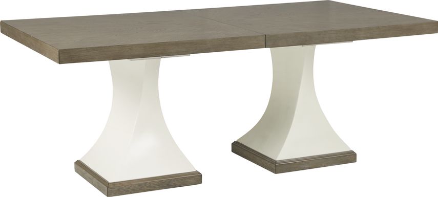 Santa Fiora White Rectangle Dining Table