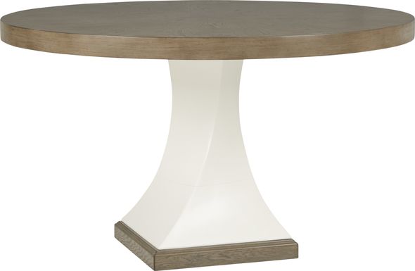 Santa Fiora White Round Dining Table