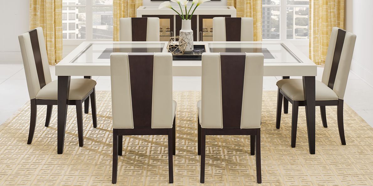 Ivory dining deals table and chairs