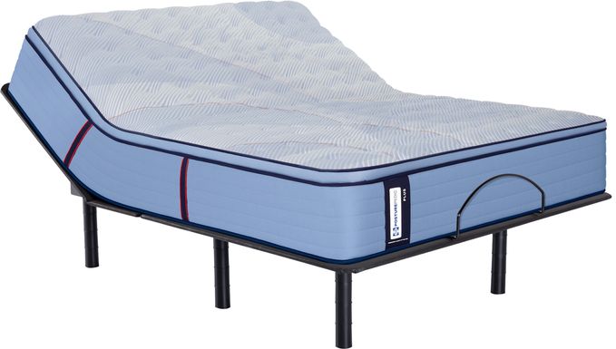 Sealy Posturepedic Orchardside Split King Mattress with Head Up Only Base