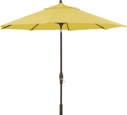Seaport 9' Octagon Yellow Outdoor Umbrella