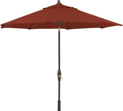 Seaport 9' Octagon Terracotta Outdoor Umbrella