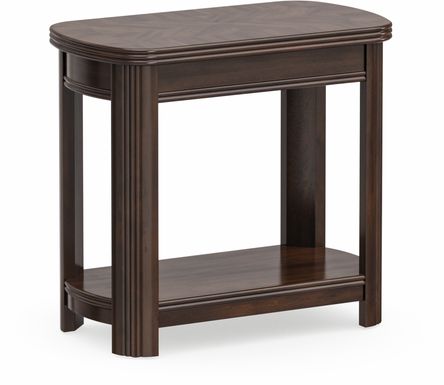 Sedalia Merlot Chairside Table