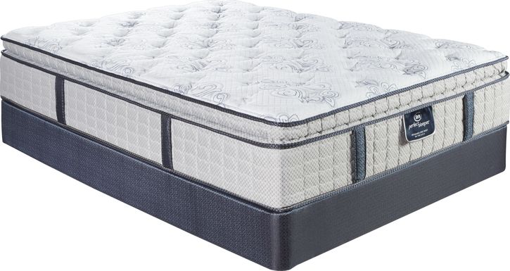 Serta Perfect Sleeper Largo Vista Low Profile King Mattress Set