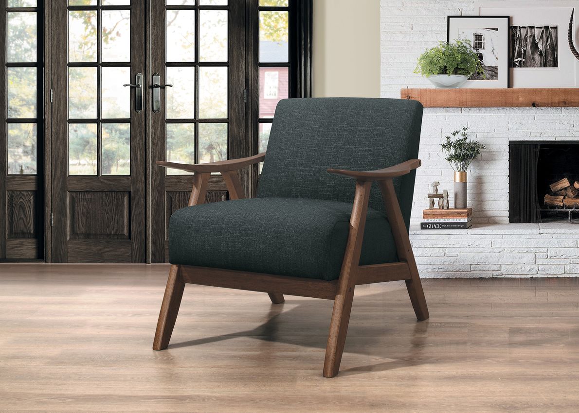 Charcoal gray accent discount chair