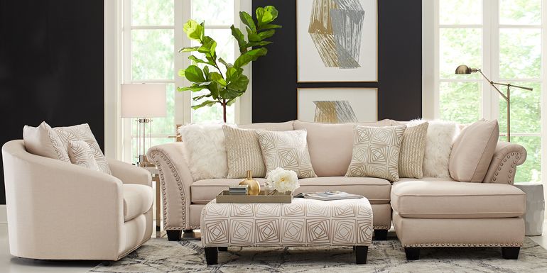 Sofia vergara claremont gray shop 2 pc sectional