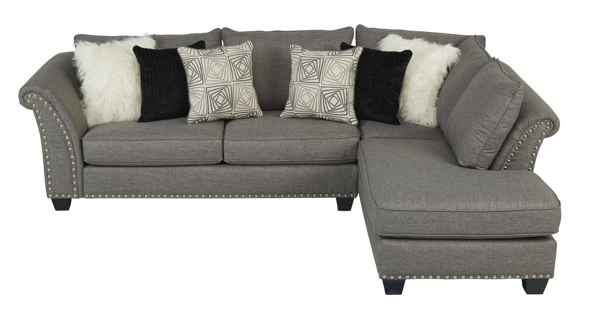 Sofia vergara store claremont gray sectional