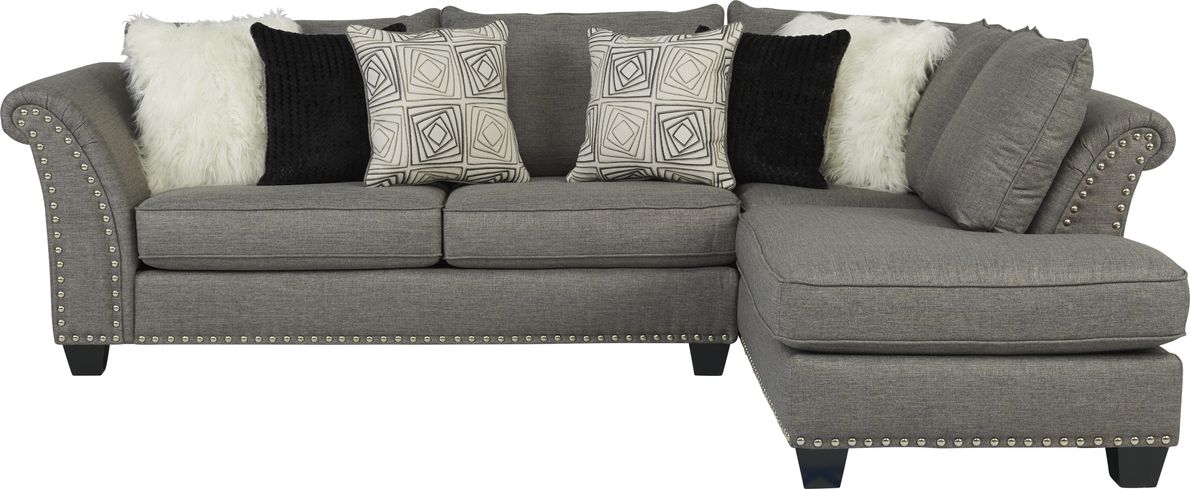 Sofia vergara store claremont gray sectional