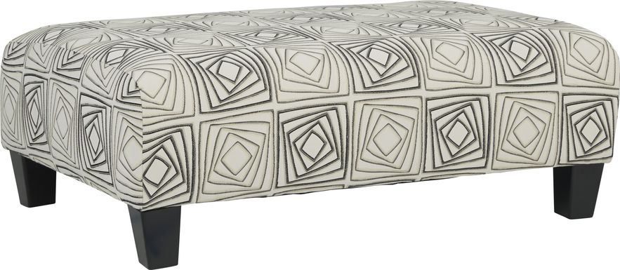 Claremont Gray Cocktail Ottoman