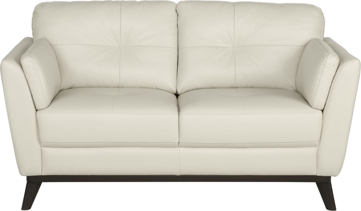 Sofia Vergara Gabriele Buff Leather Loveseat Rooms To Go