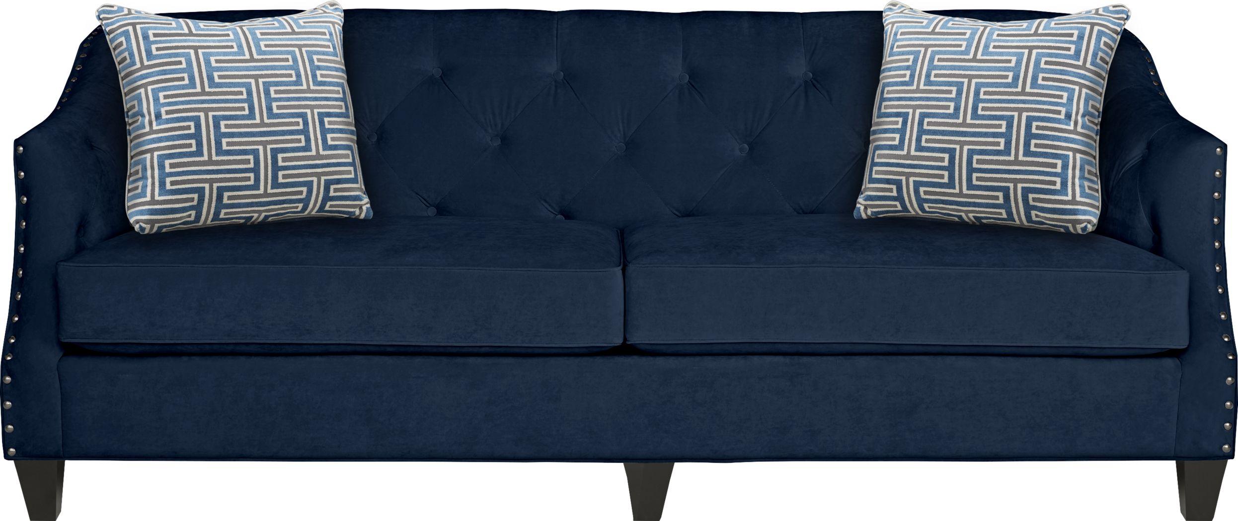 Sofia vergara deals blue sofa