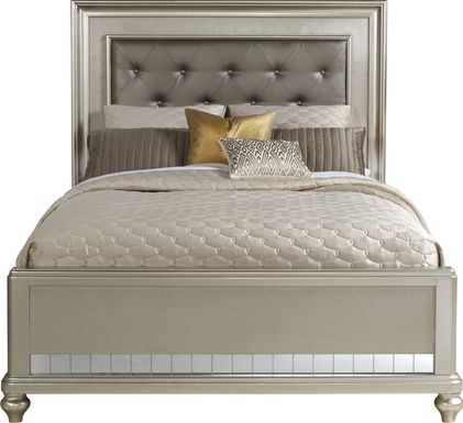 Paris Silver 3 Pc Queen Bed