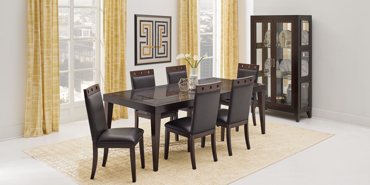 Sofia vergara savona ivory 5 pc rectangle dining room online with wood back chairs