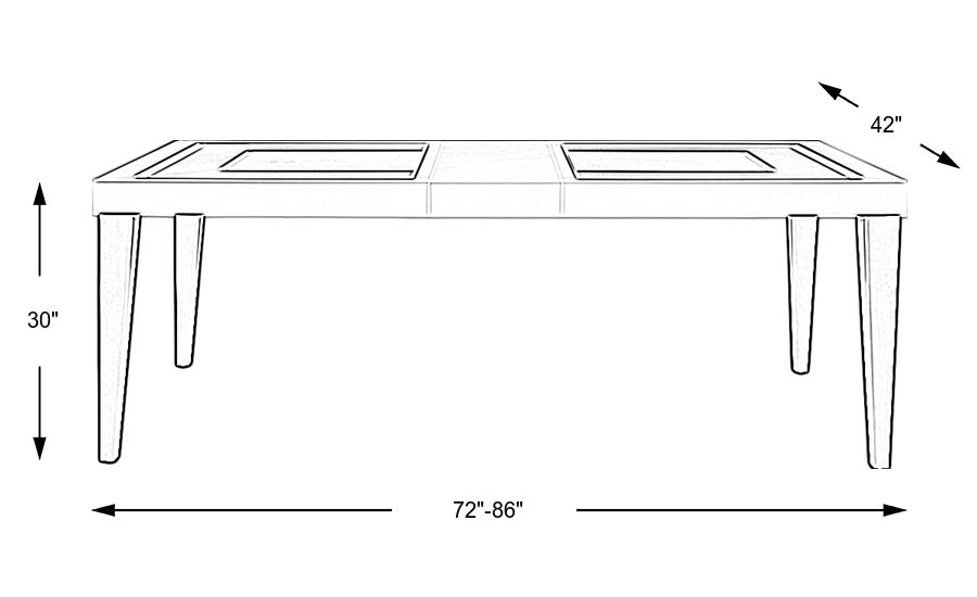 Rooms to go online sofia vergara dining table