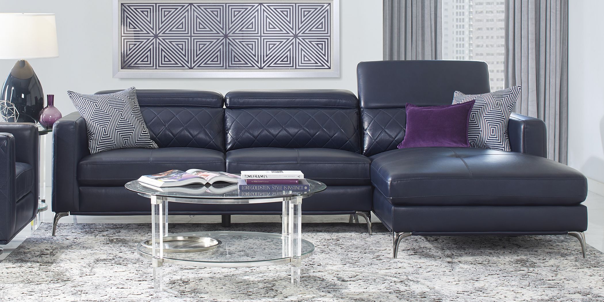 Sofia vergara monaco court deals navy sofa