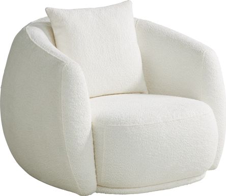 Soho Heights Ivory Swivel Chair