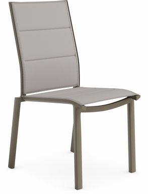 Solana Taupe Outdoor Side Chair