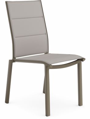 Solana Taupe Outdoor Side Chair