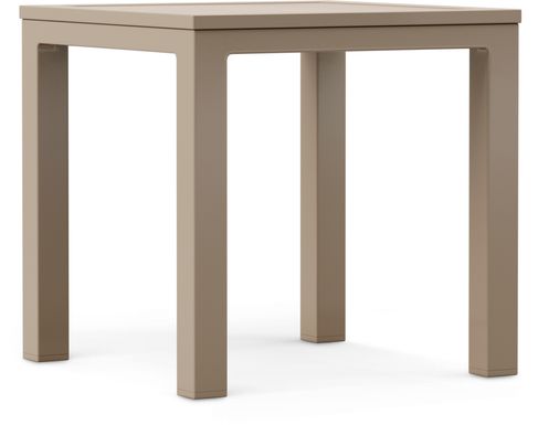 Solana Taupe Square Outdoor End Table