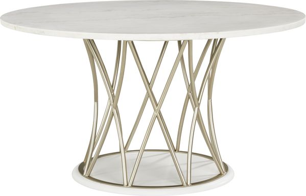 Soraya Street White Dining Table