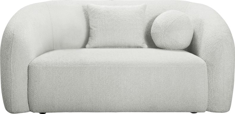 Sorbetto Light Gray Loveseat