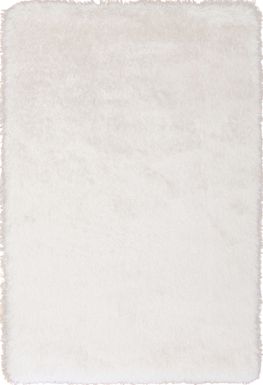 Sparkle Shag Ivory-Gold 7'8 x 9'5 Rug