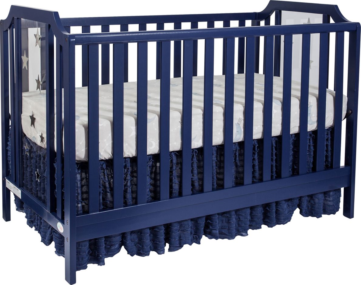 Navy blue convertible crib sales