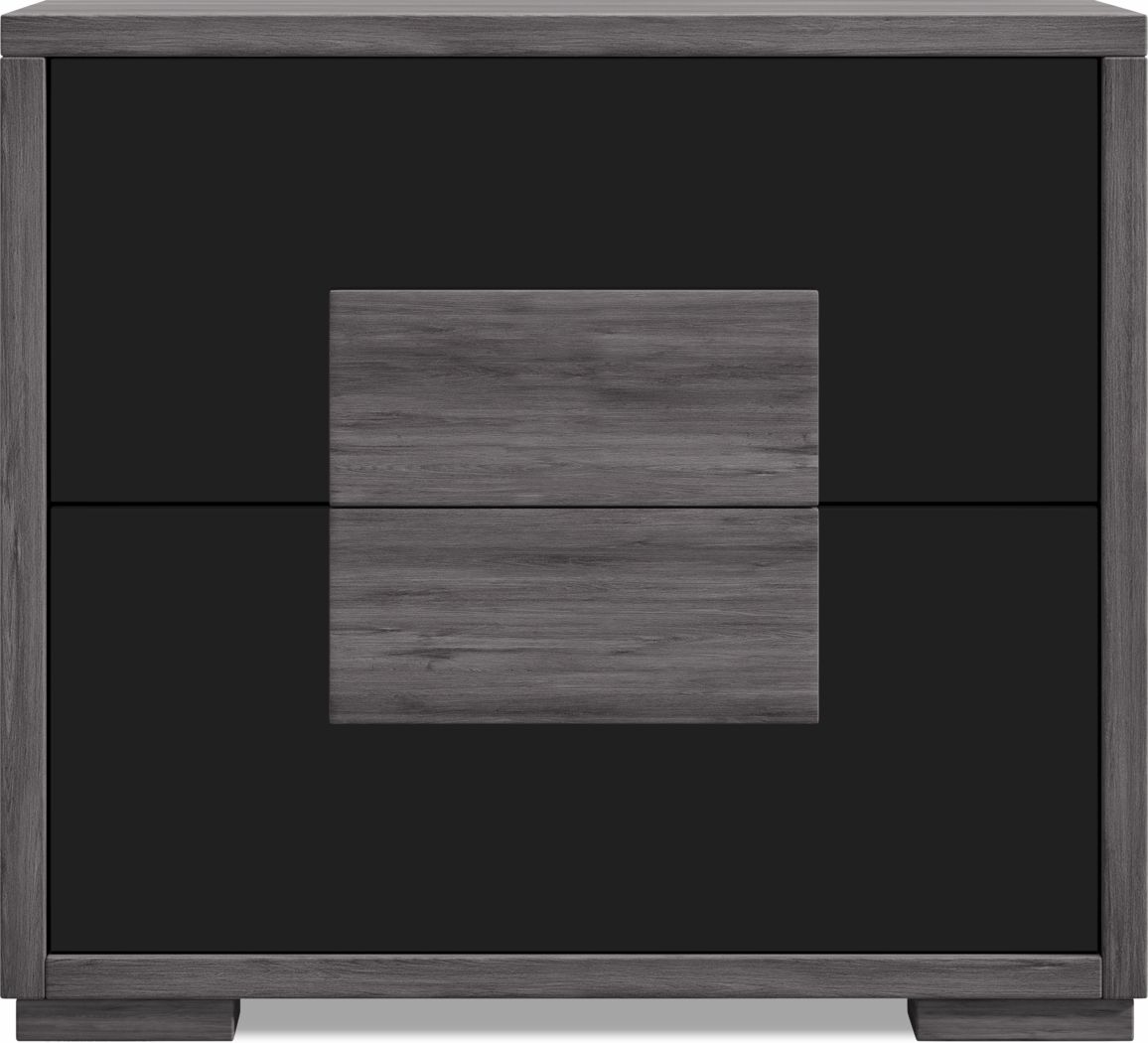 Studio Place Dark Gray Nightstand Rooms To Go